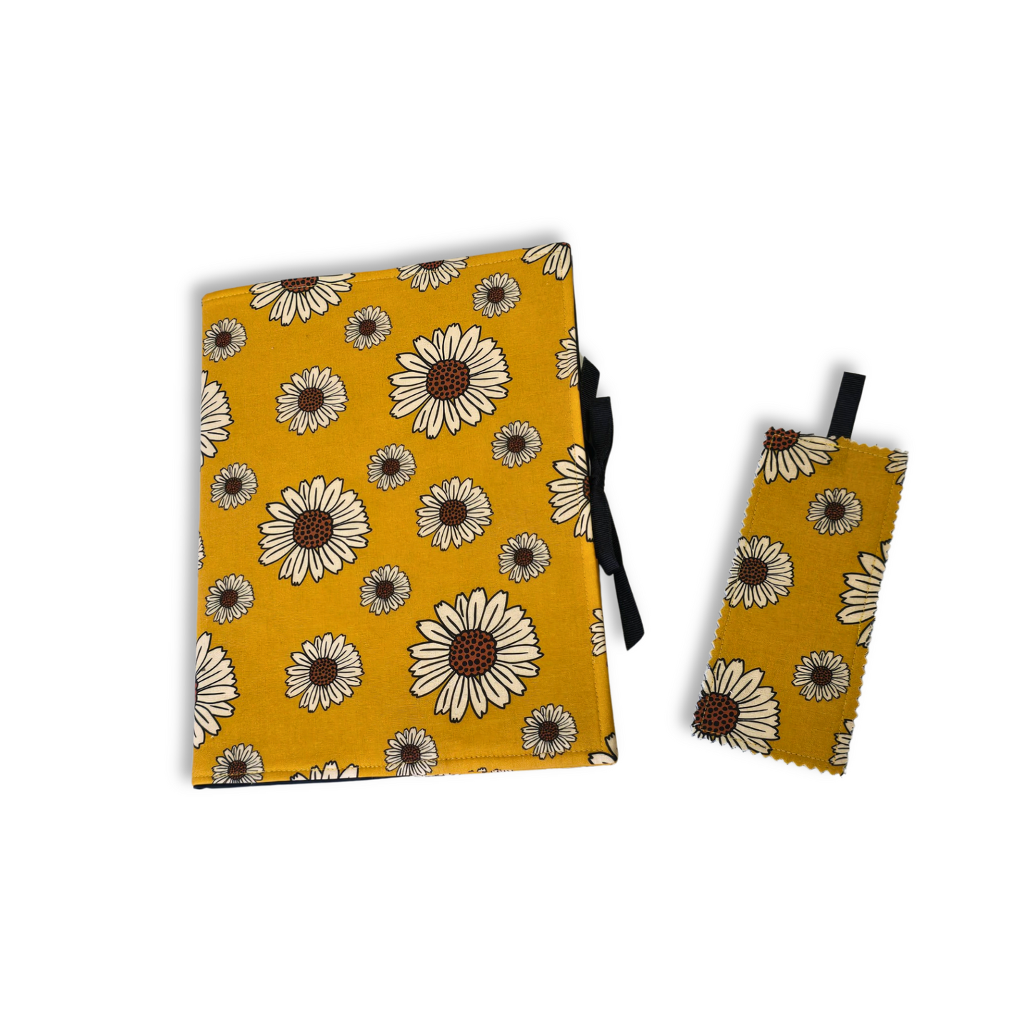 Daisy Composition Book Cover in Retro Vintage