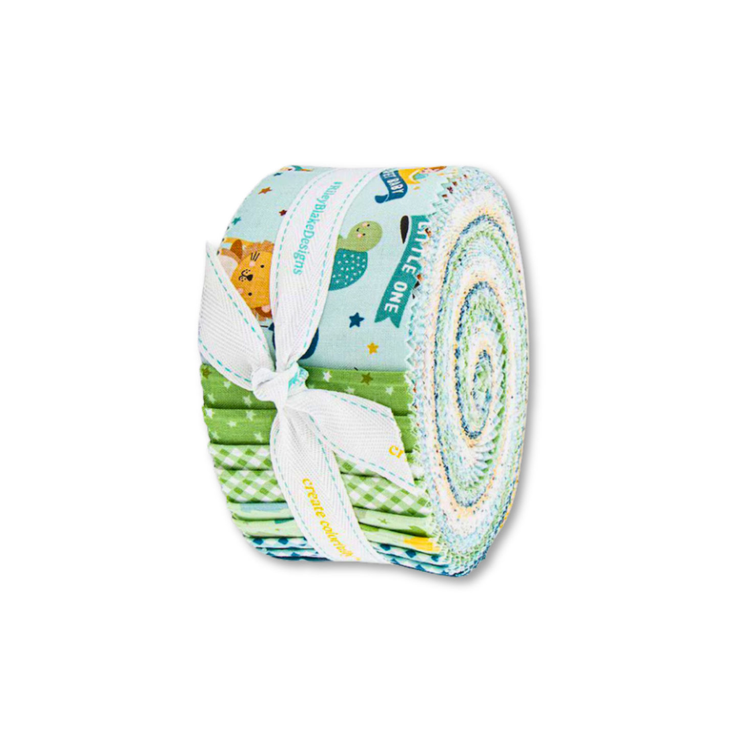 Baby Boy Fabric Jelly Roll for Riley Blake by Lori Whitlock - Rolie Polie