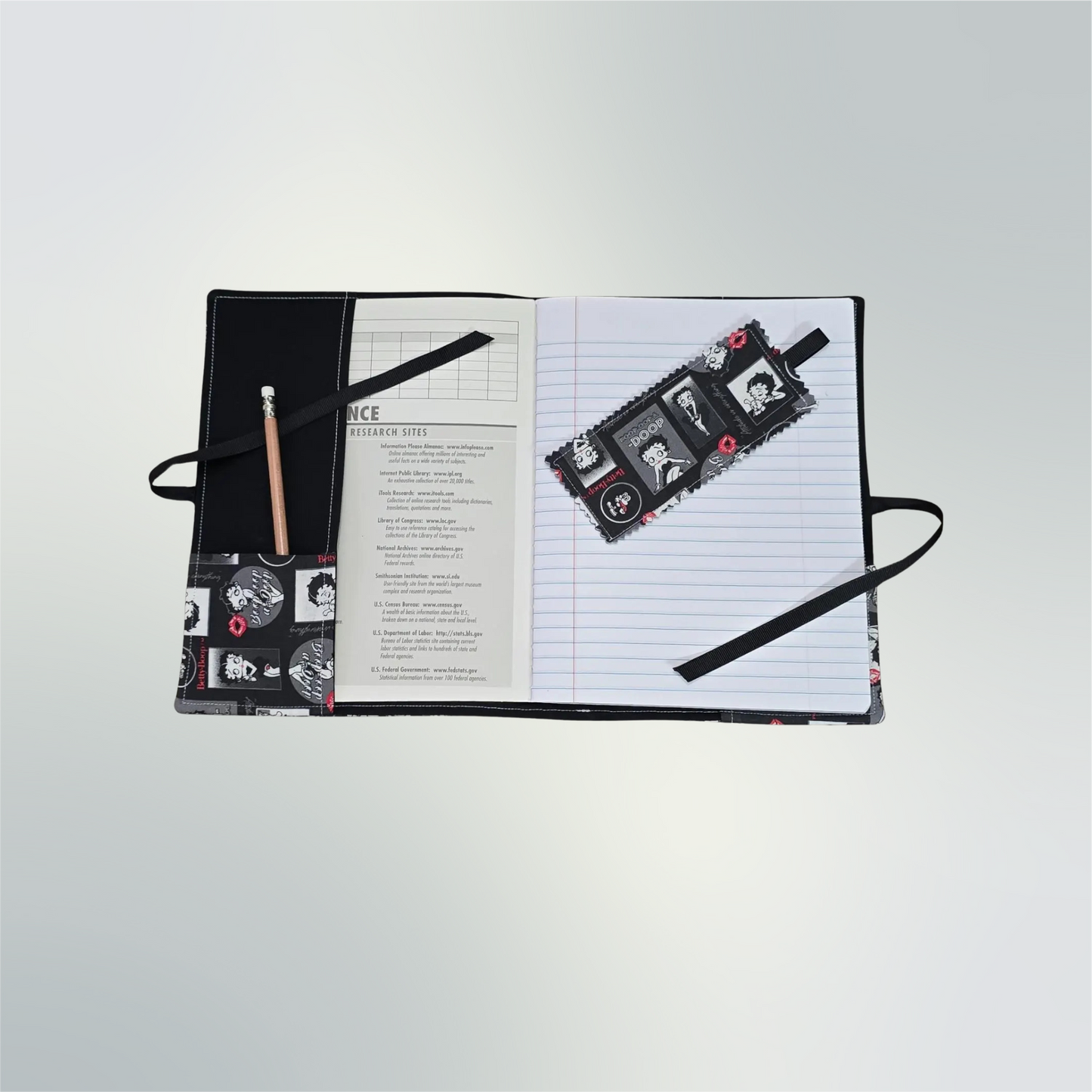 Betty Boop Notebook Composition Book Cover Retro Newsprint Cartoon Journal Diary