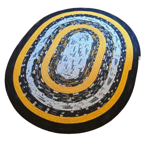 Jelly-Roll Rug Pattern, The Original Jelly Roll Pattern by R.J. Designs