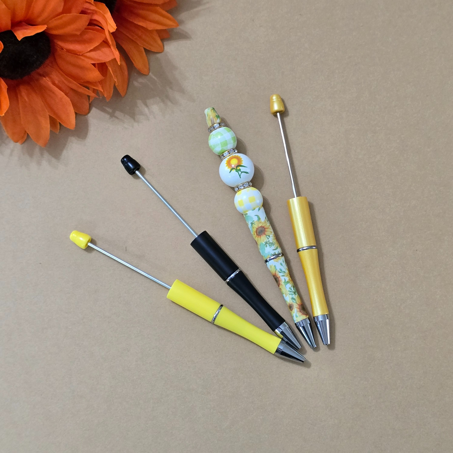 Sunflower Beadable 4 Piece Focal Pen Making Kit