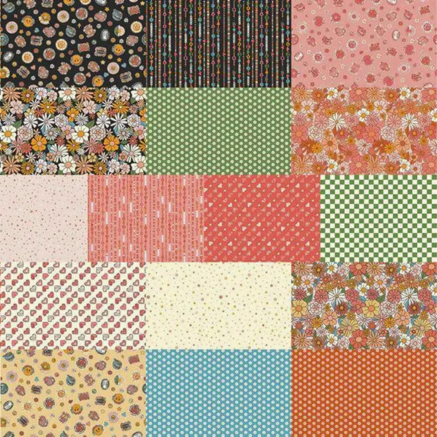 Besties Fabric Jelly Roll for Riley Blake by Corinne Wells