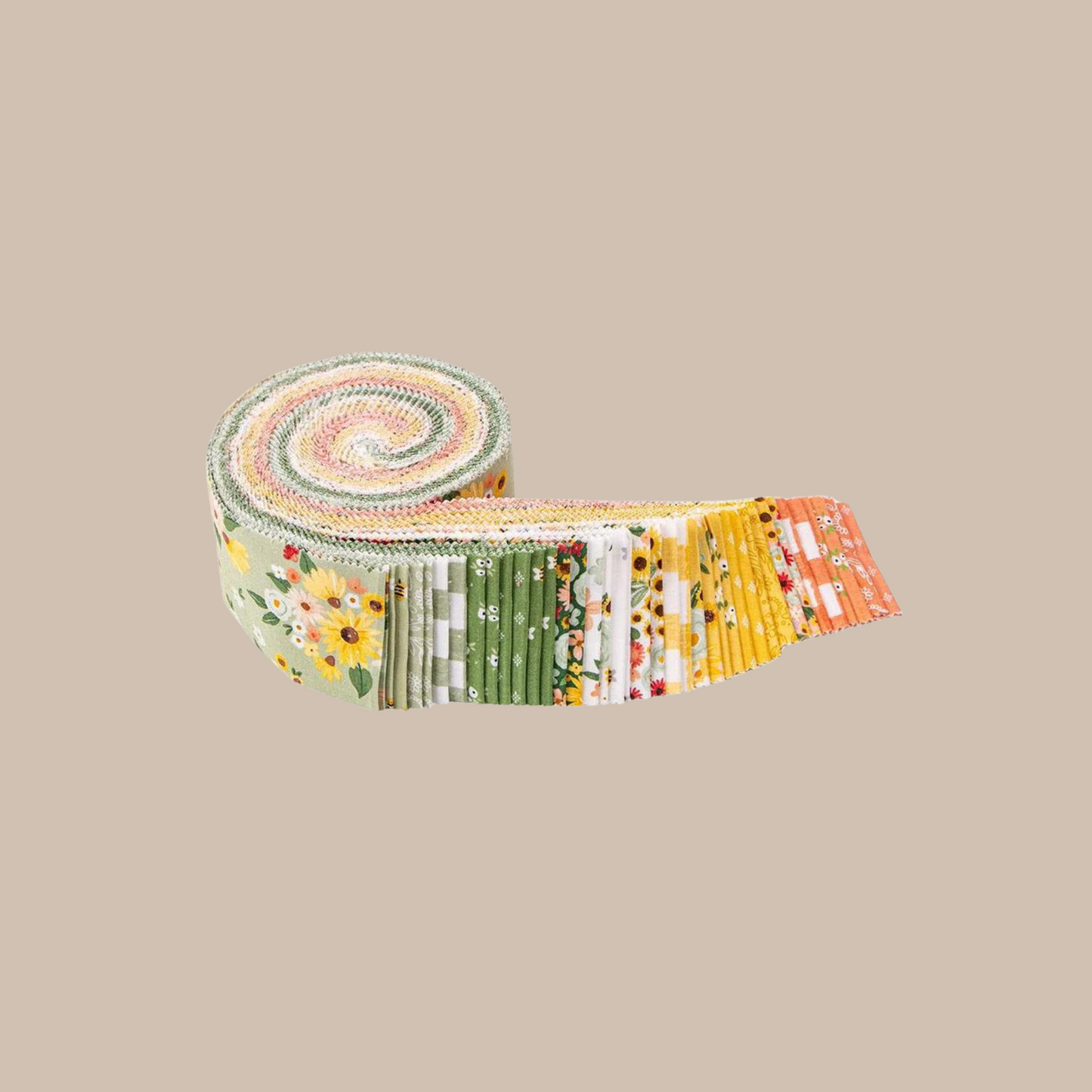 Homemade Fabric 2 1/2" Rolie Polie for Riley Blake Jelly Roll by Echo Park Paper Co