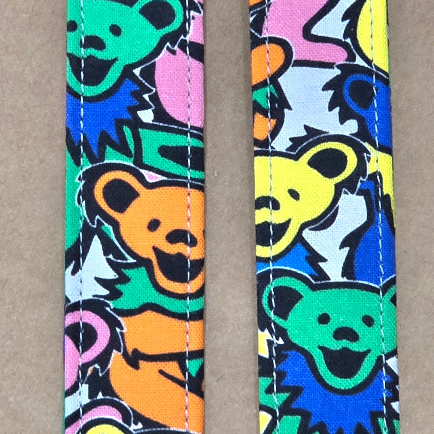 Grateful Dead Wristlet Rockin' Key Strap Dancing Bears Keychain