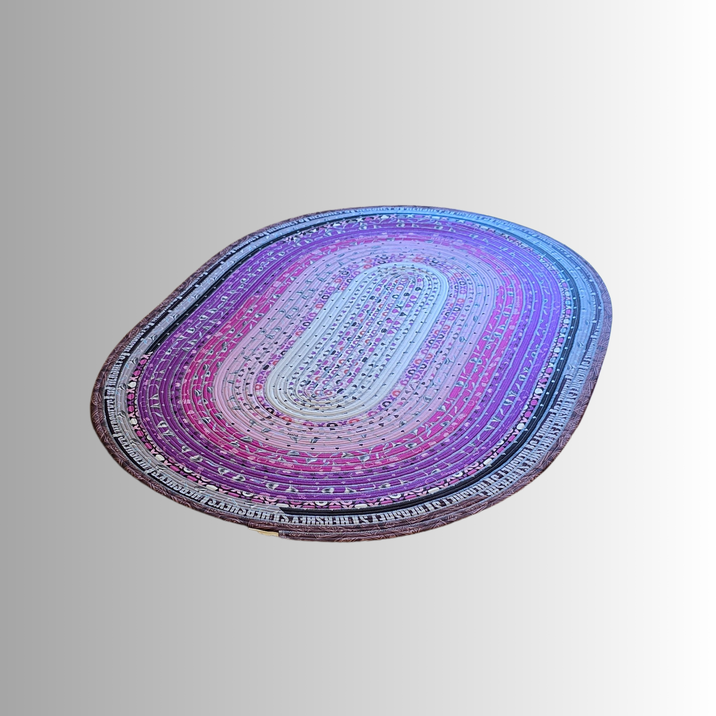 Celebrate with Hershey Handmade Oval Jelly Roll Rug