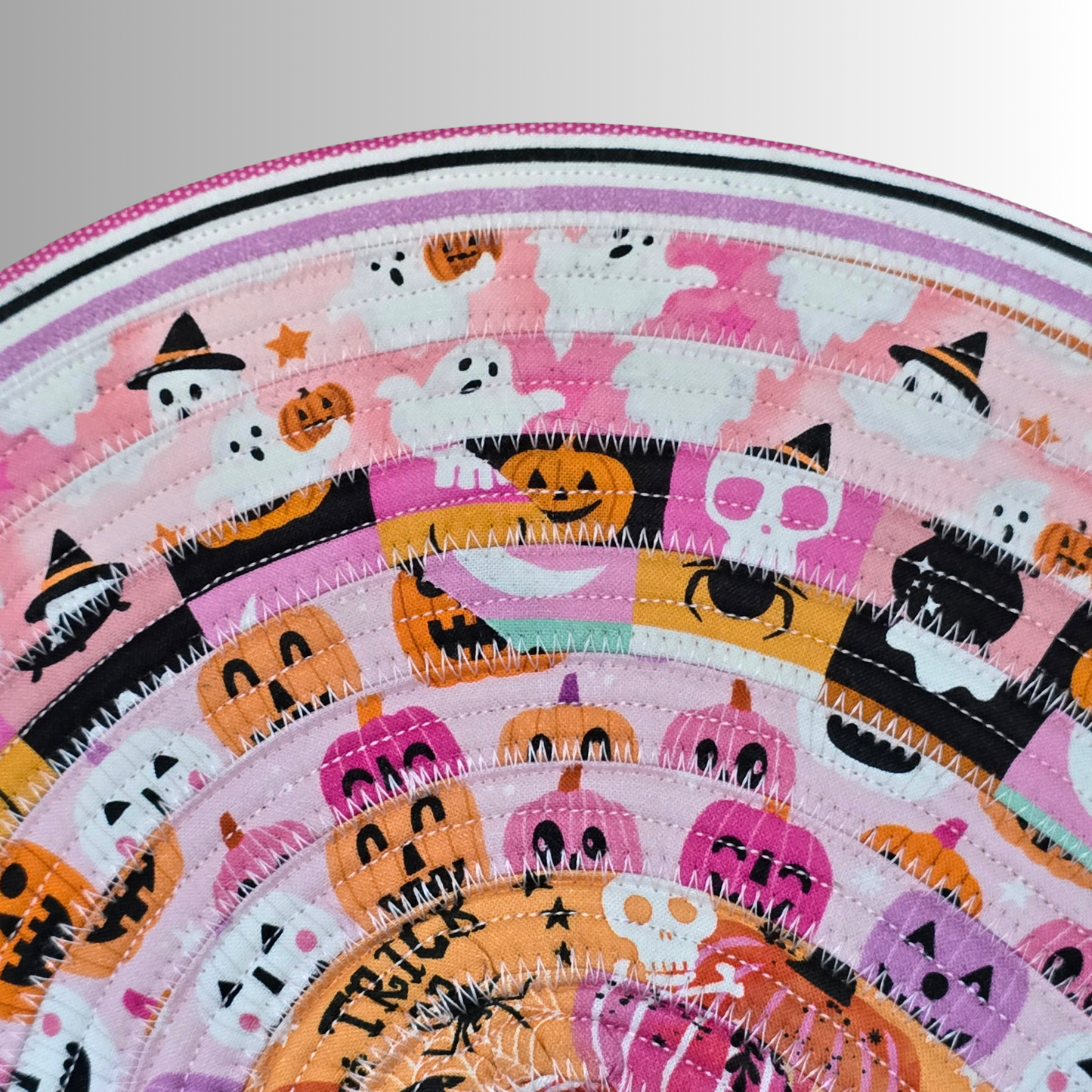 Halloween Placemats Retro Pink Jelly Roll Table Mats