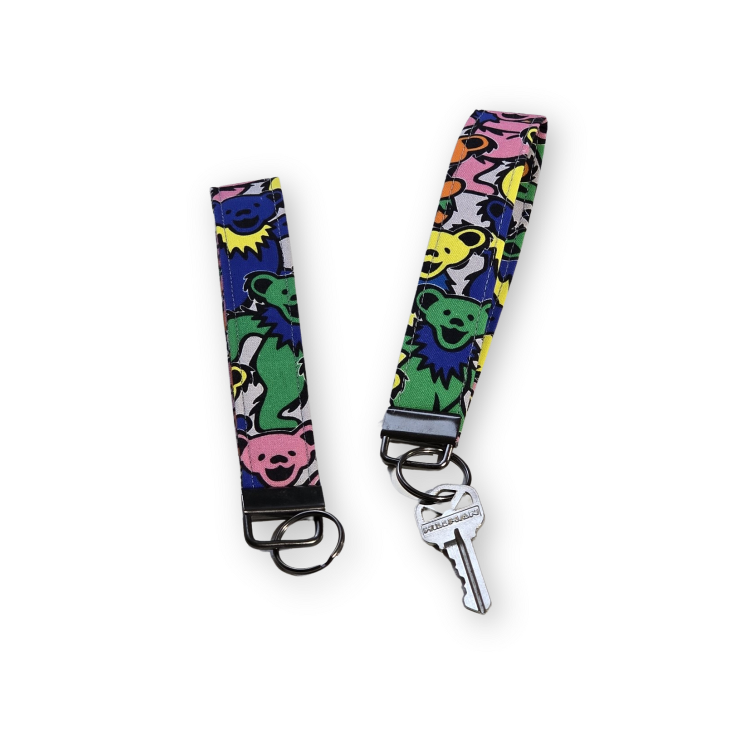 Dancing Bear Rockin' Keychain Fob Wristlet Grateful Dead