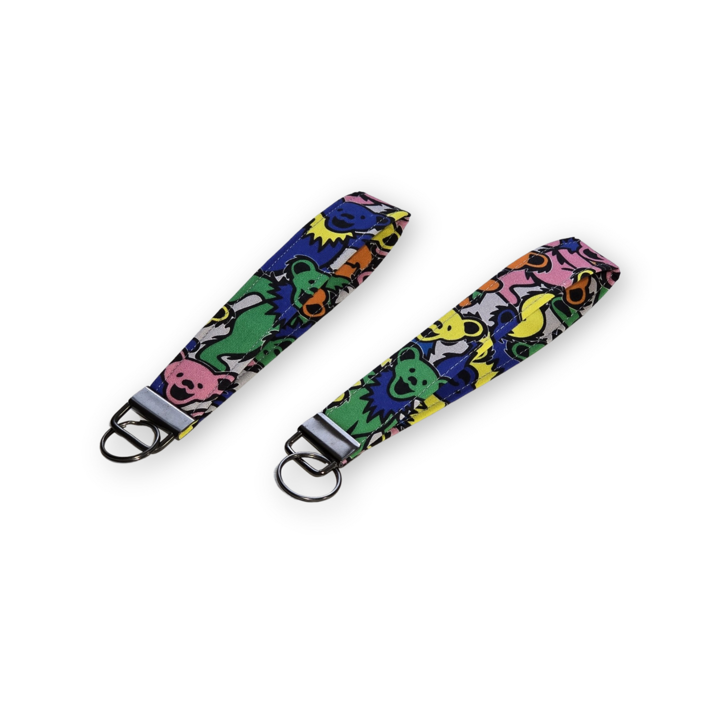 Dancing Bear Rockin' Keychain Fob Wristlet Grateful Dead