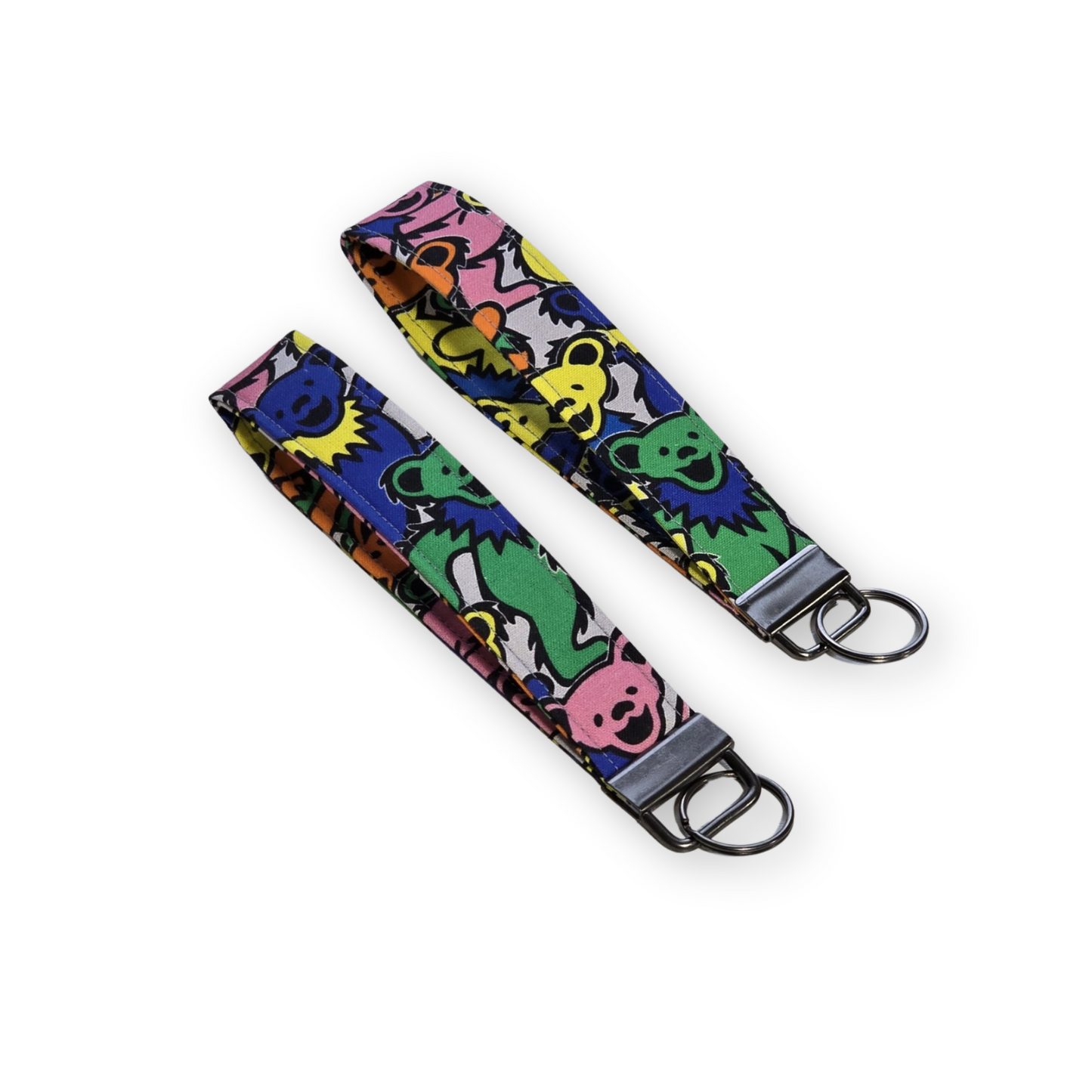 Dancing Bear Rockin' Keychain Fob Wristlet Grateful Dead