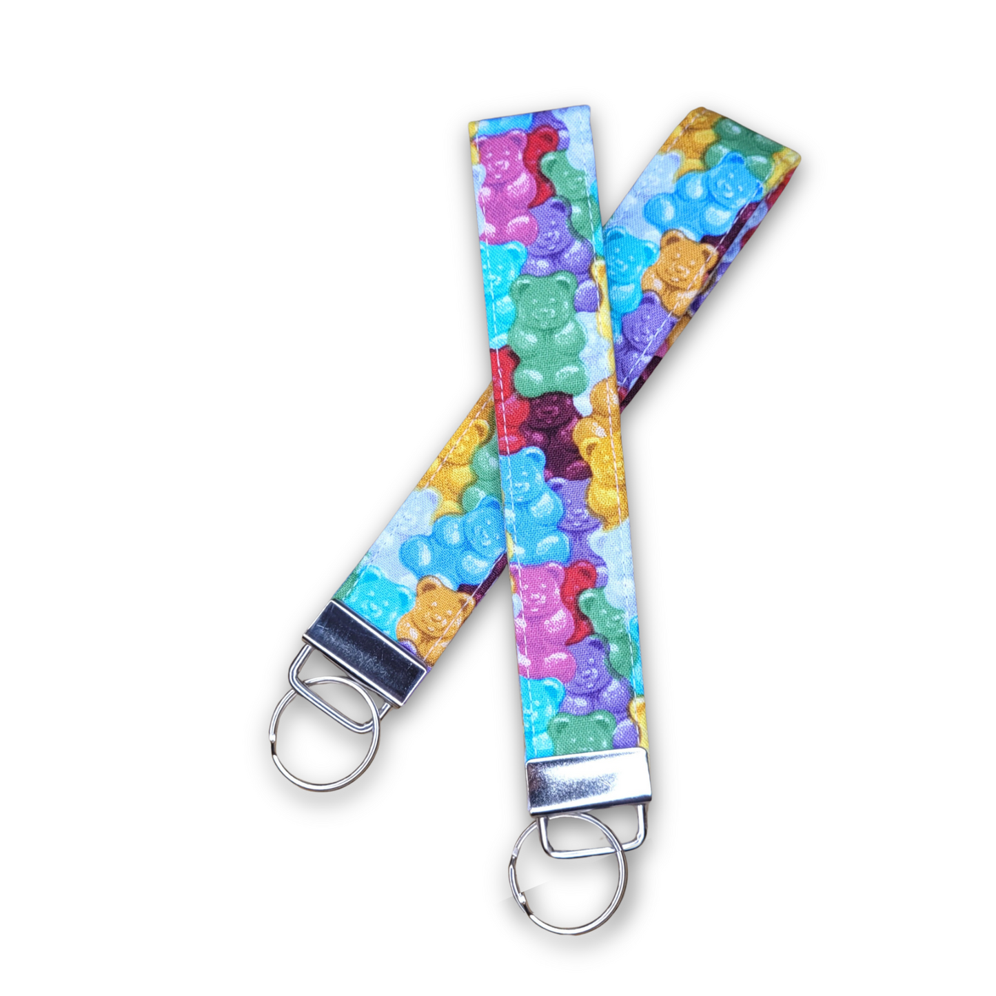 Gummy Candy Cute Keychain Fob Wristlet in Candy Bears