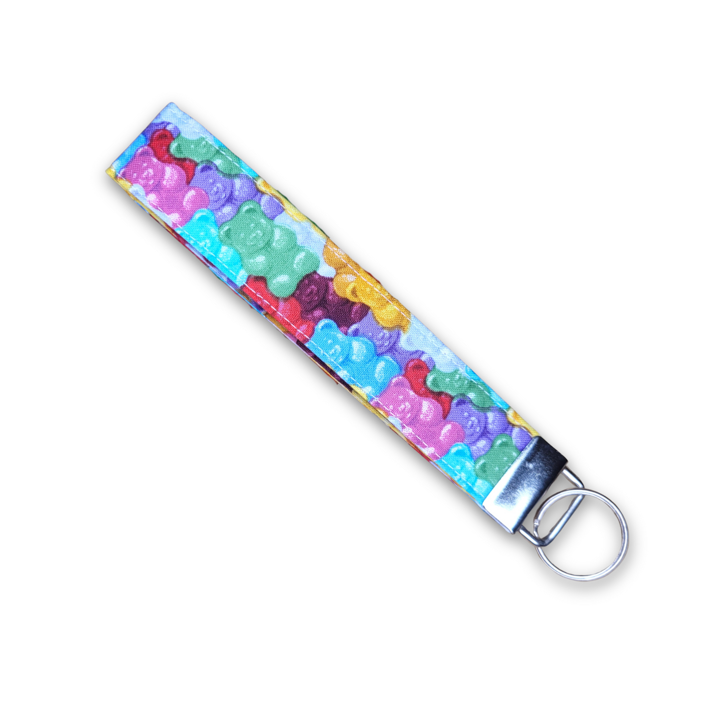 Gummy Candy Cute Keychain Fob Wristlet in Candy Bears