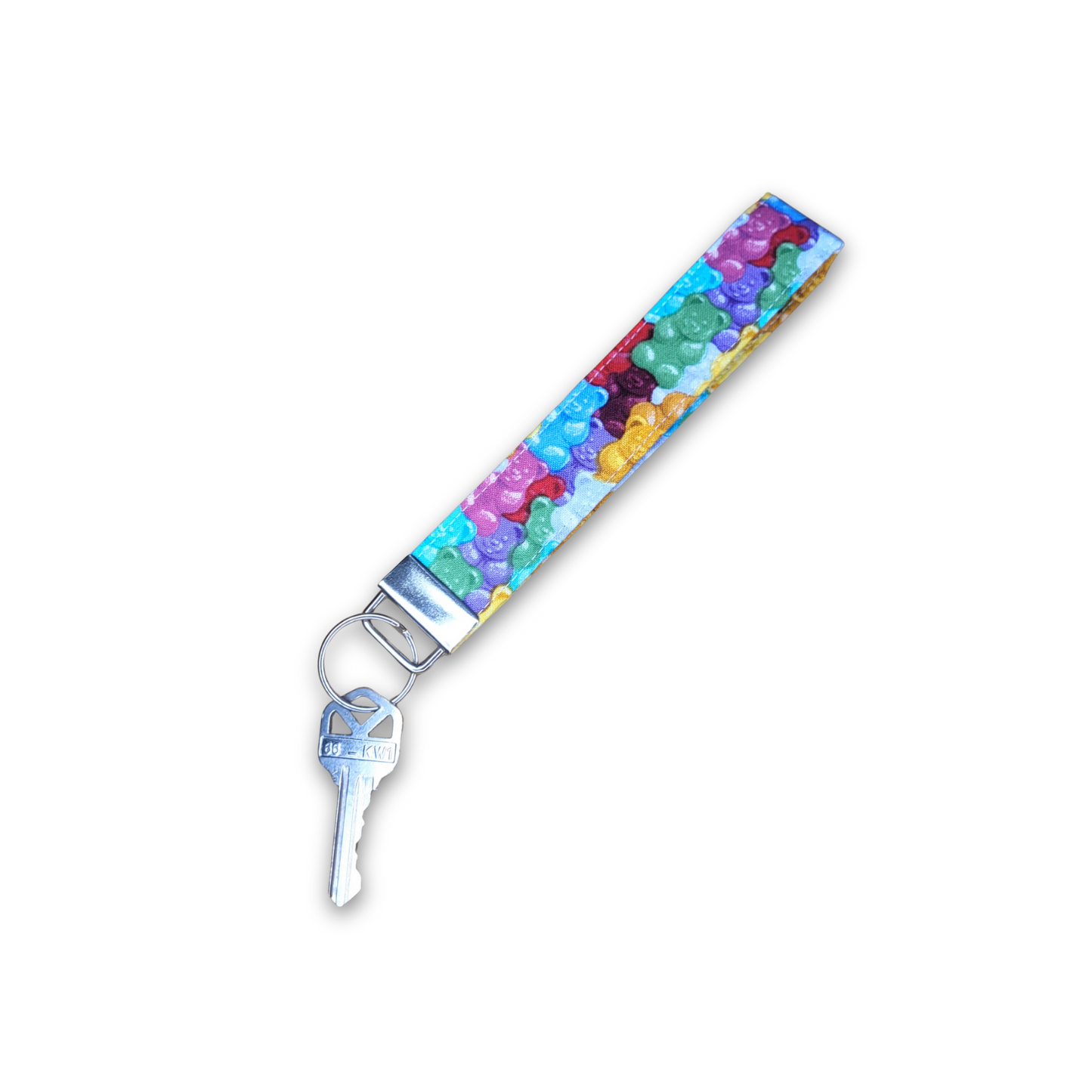 Gummy Candy Cute Keychain Fob Wristlet in Candy Bears