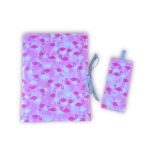Flamingo Composition Book Cover in Bright Pinks