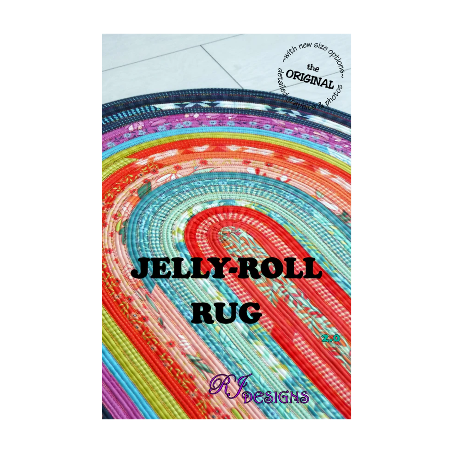 Jelly-Roll Rug Pattern, The Original Jelly Roll Pattern by R.J. Designs
