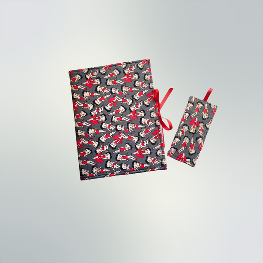 Betty Boop Notebook Composition Book Cover Iconic Red Dress Cartoon Journal Diary