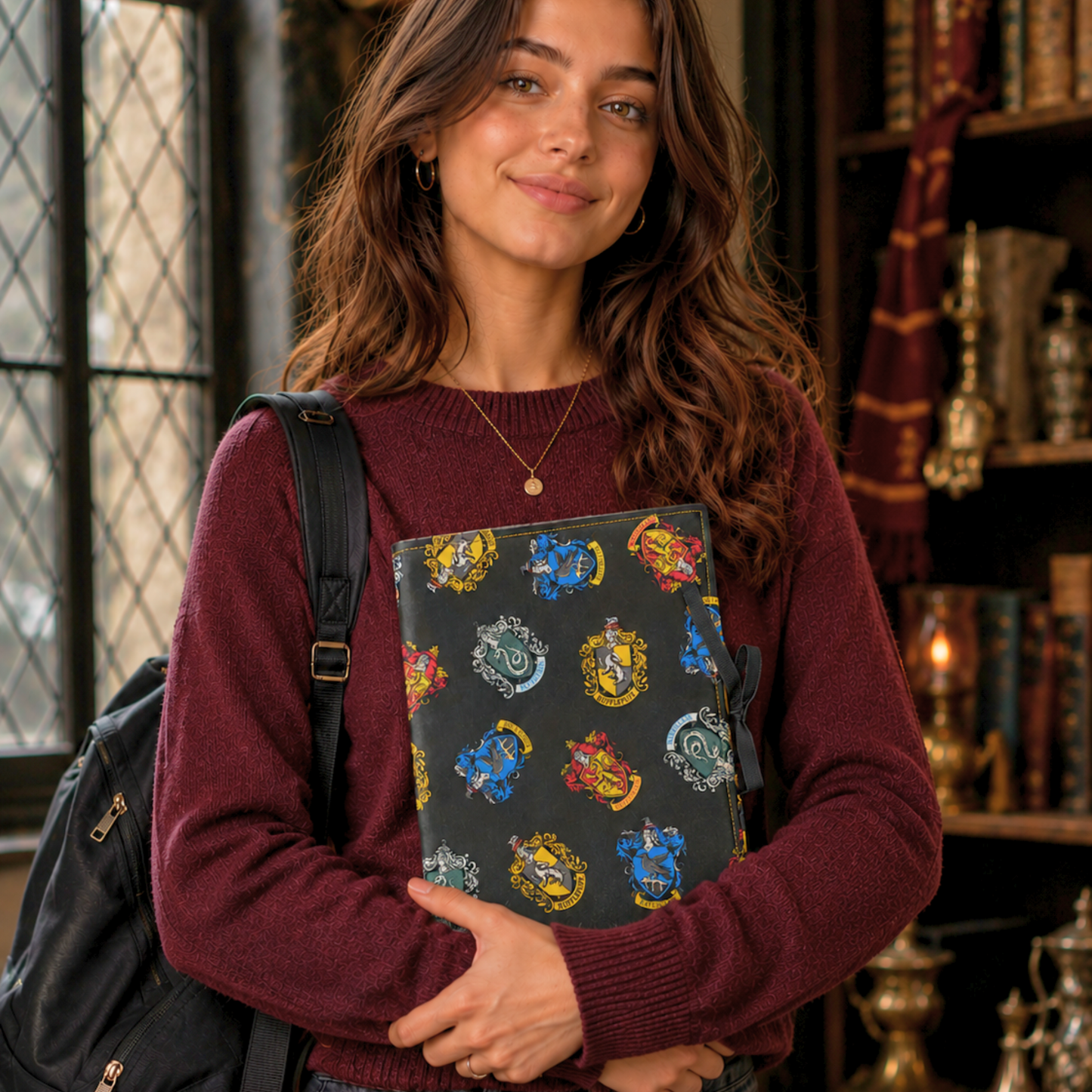 Harry Potter Hogwarts Composition Book Cover House Sigil Patches