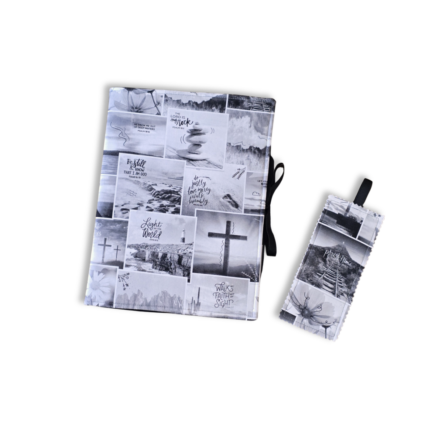 Faith Composition Notebook Cover in Bible Verse Print
