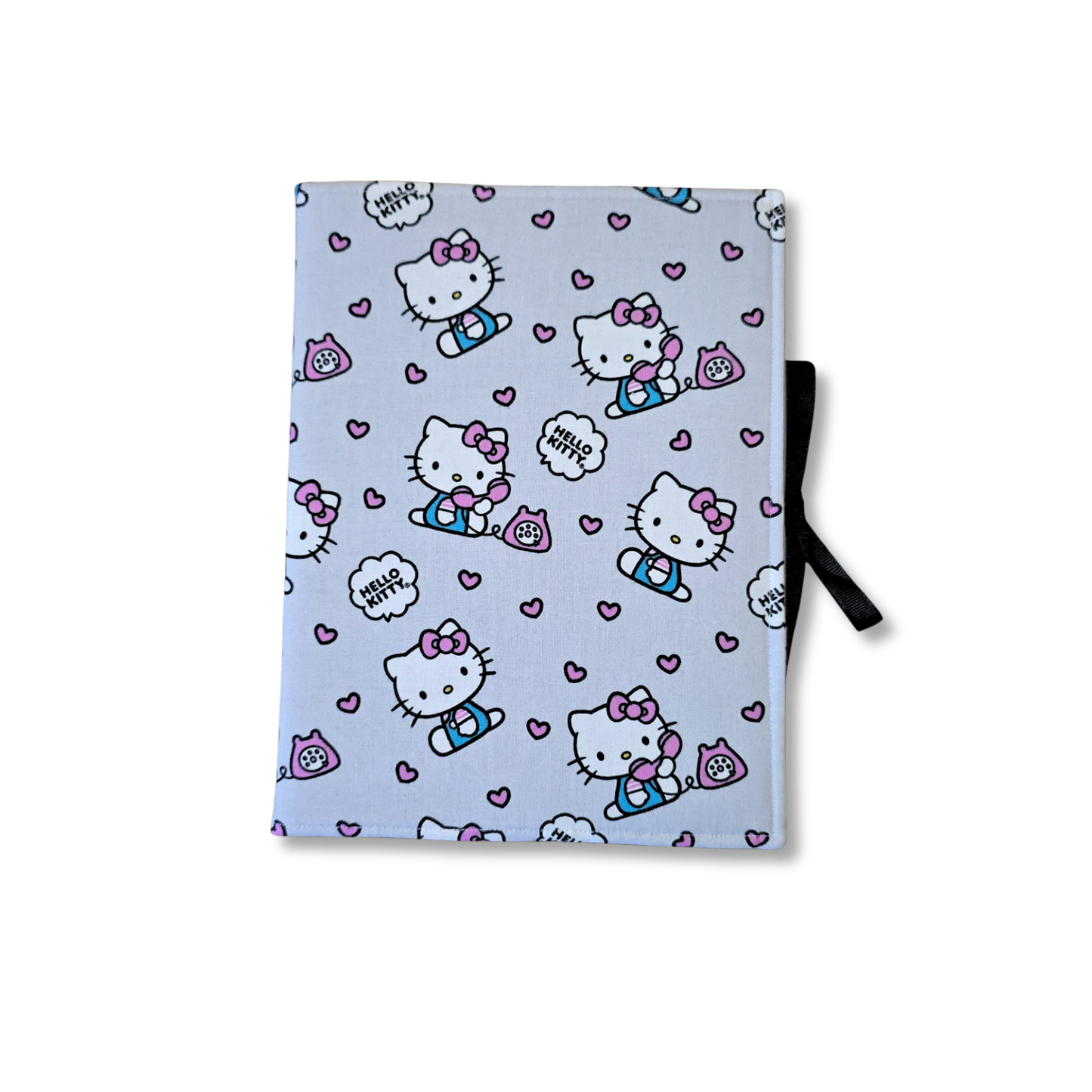 Hello Kitty Composition Book Cover in Large Print Grey