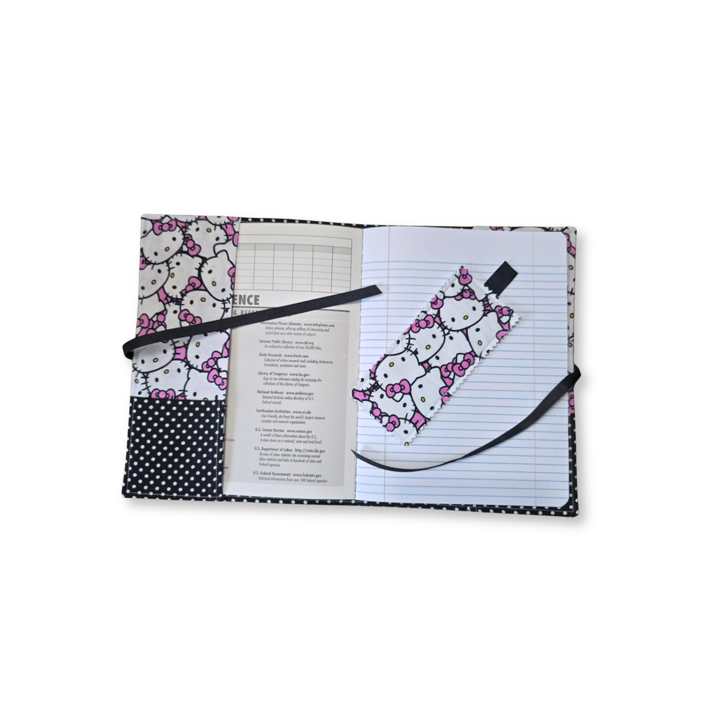 Hello Kitty Composition Book Cover in Faces Repeat