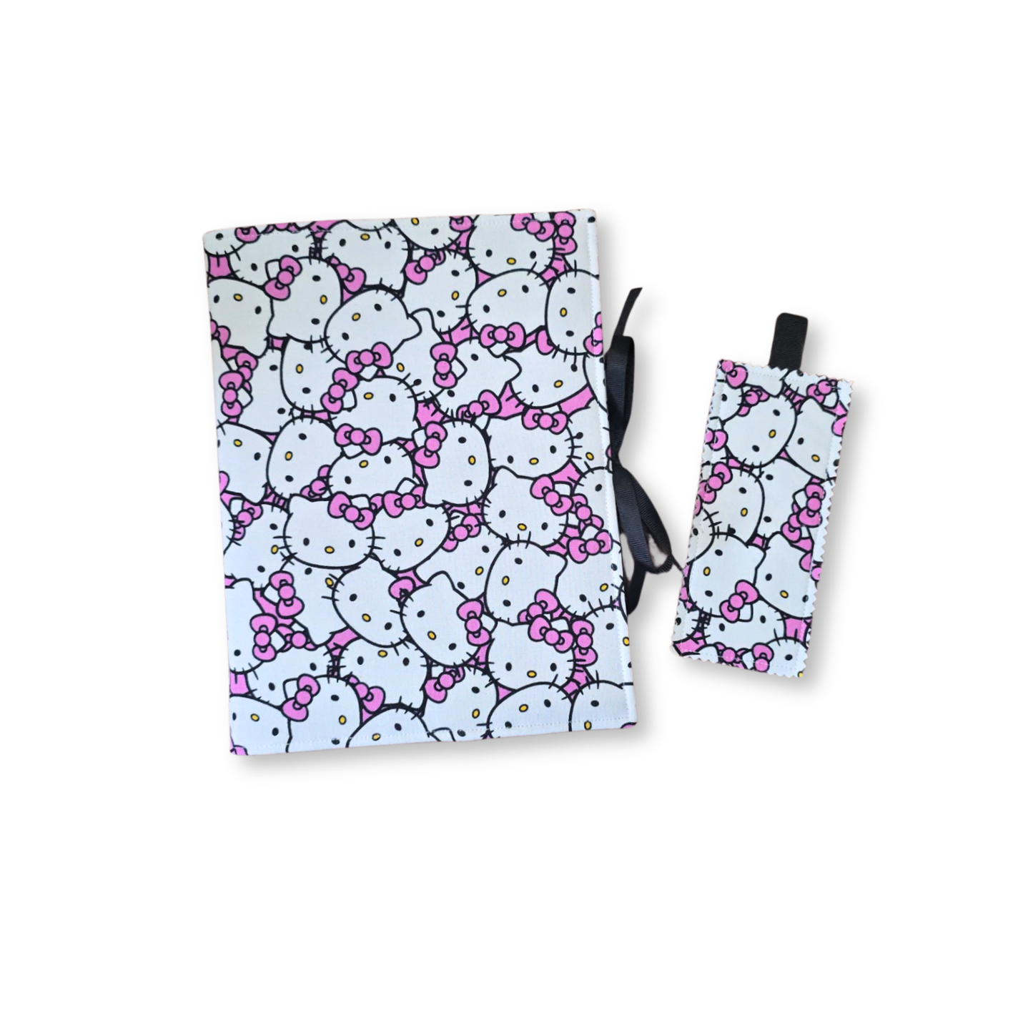 Hello Kitty Composition Book Cover in Faces Repeat