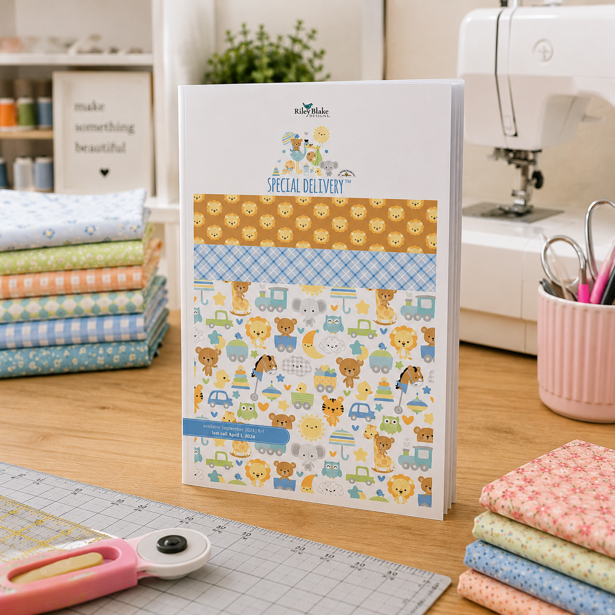 Special Delivery Fabric Jelly Roll for Riley Blake by Doodlebug Designs