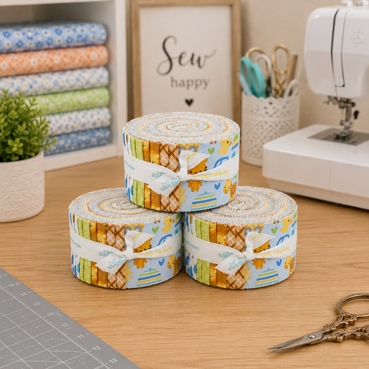 Special Delivery Fabric Jelly Roll for Riley Blake by Doodlebug Designs