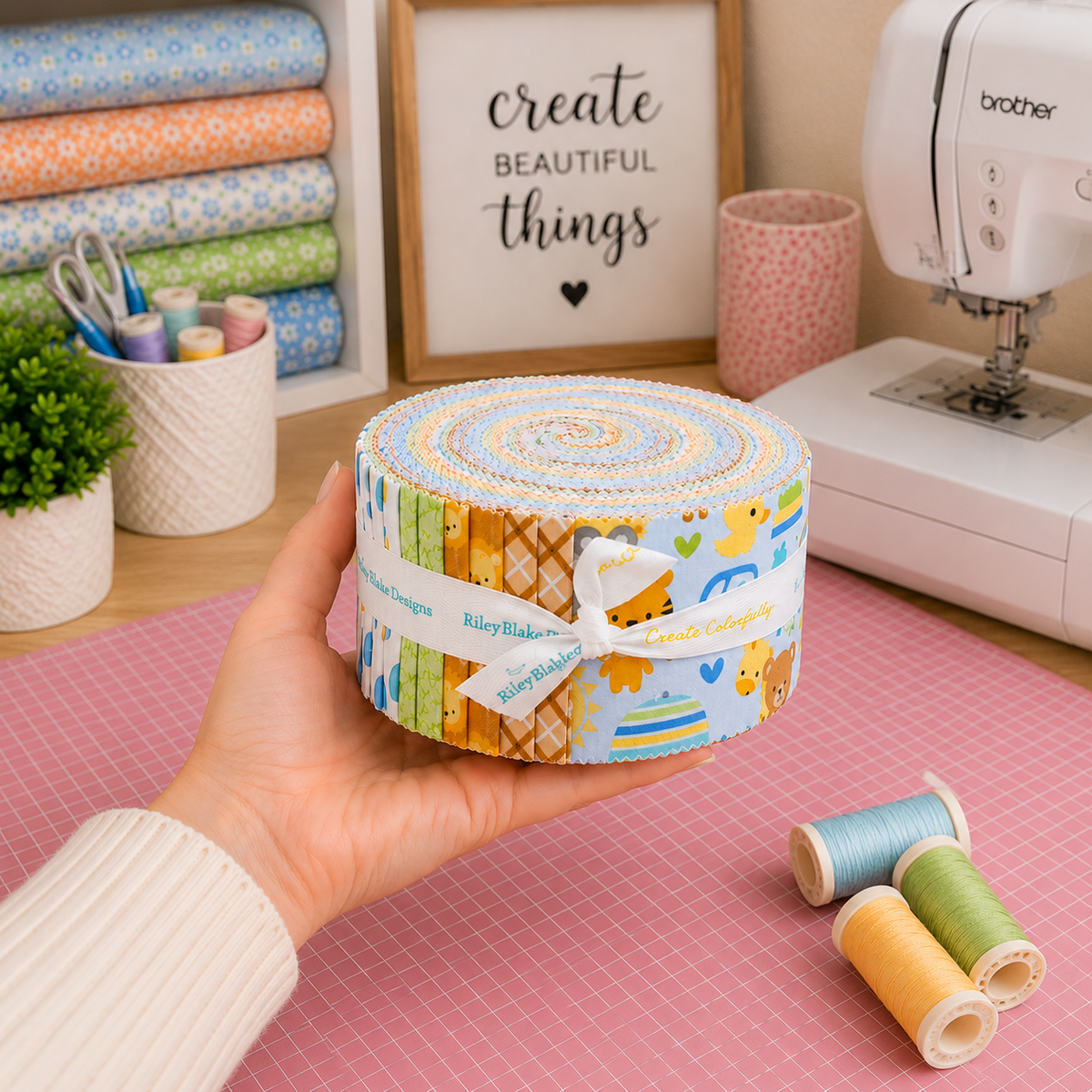 Special Delivery Fabric Jelly Roll for Riley Blake by Doodlebug Designs