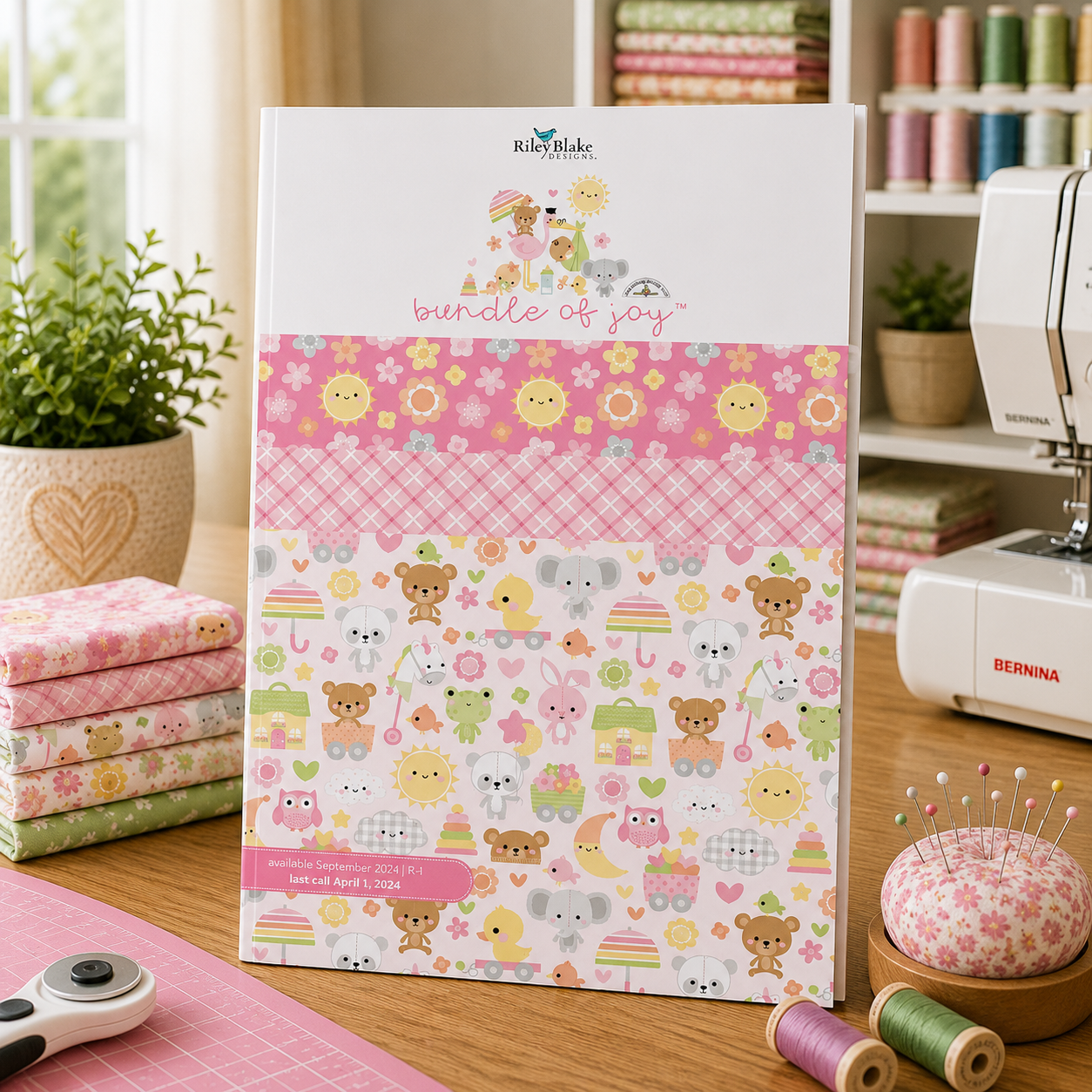 Bundle of Joy Fabric Jelly Roll for Riley Blake by Doodlebug Designs