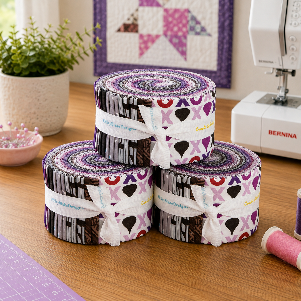 Celebrate with Hershey Fabric Jelly Roll for Riley Blake Designs