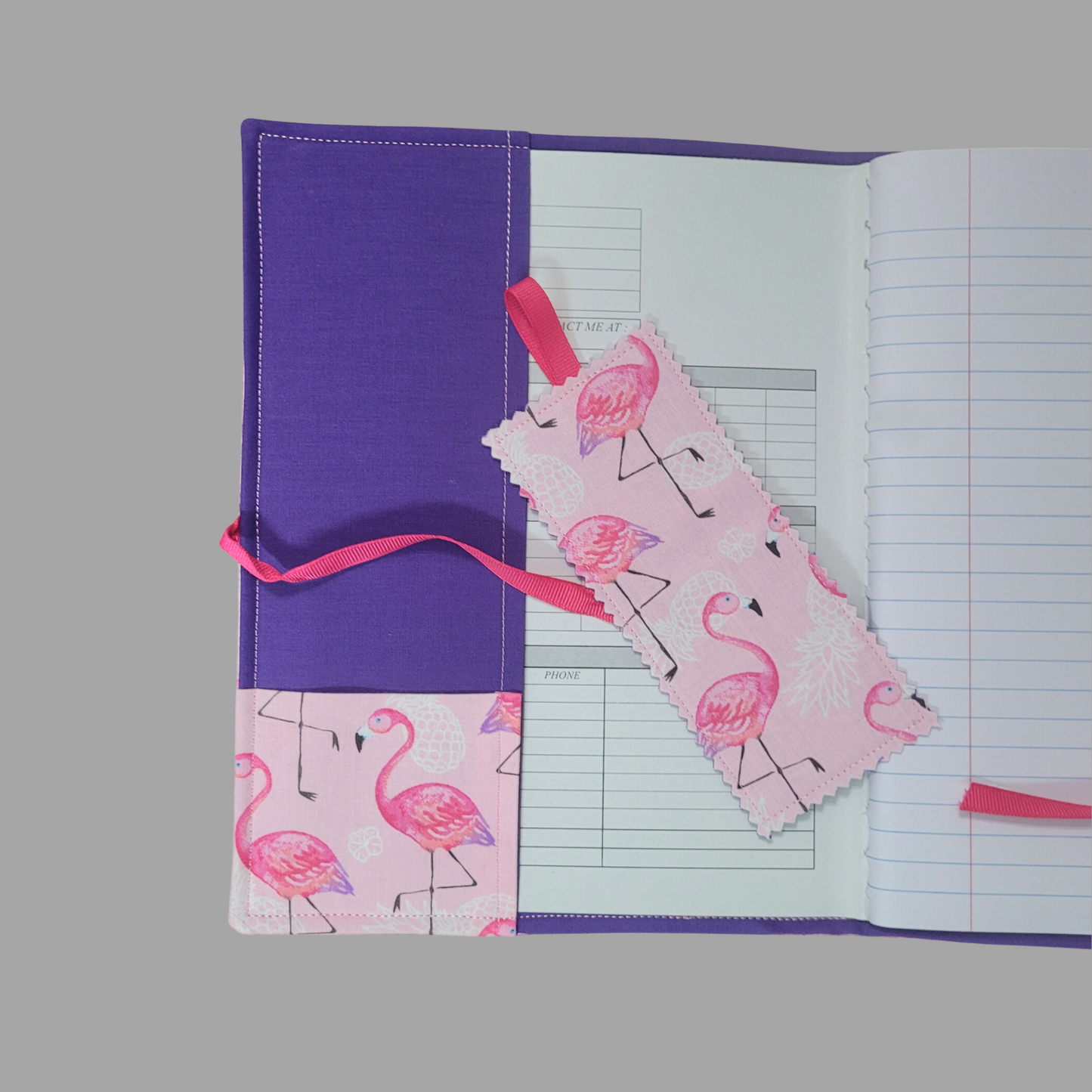 Flamingo Composition Book Cover Pink Tropical School Office Journal Diary