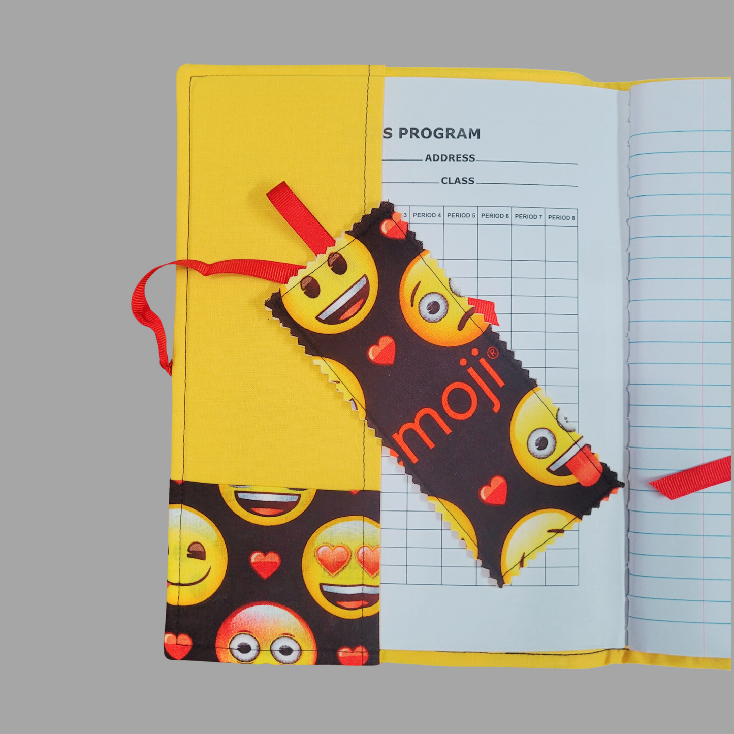 Emoji Notebook Composition Book Cover Smiley School Office Journal Diary