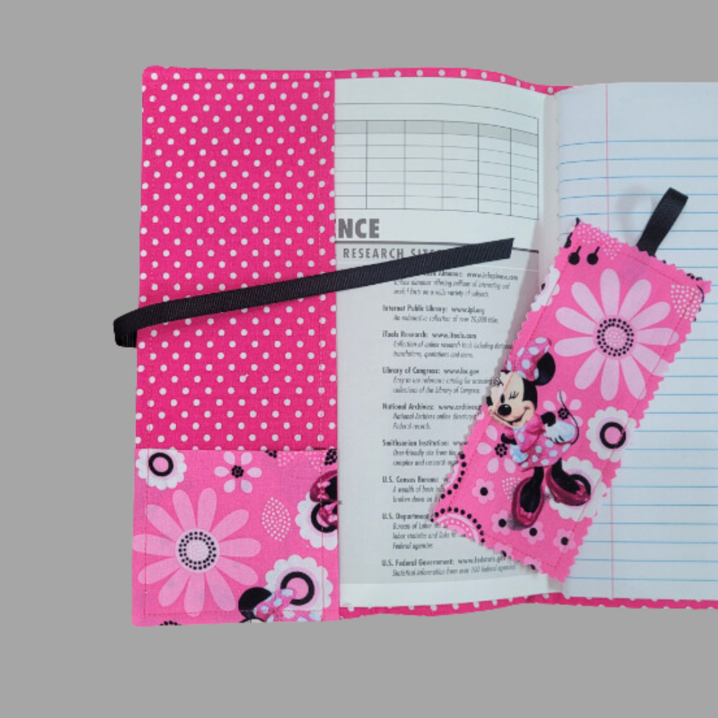 Minnie Mouse Composition Book Cover Minnie Pink Retro School Office Journal Diary