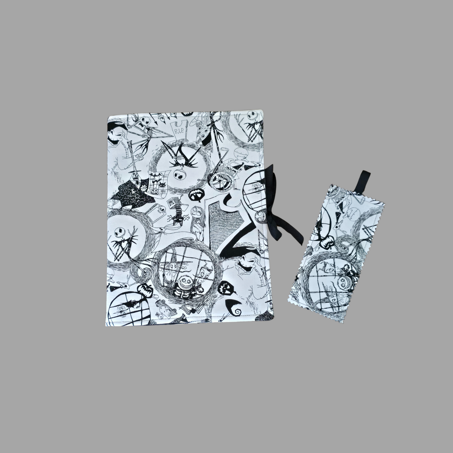 Jack Skellington Composition Book Cover Halloween Town Doodles School Office Journal Diary