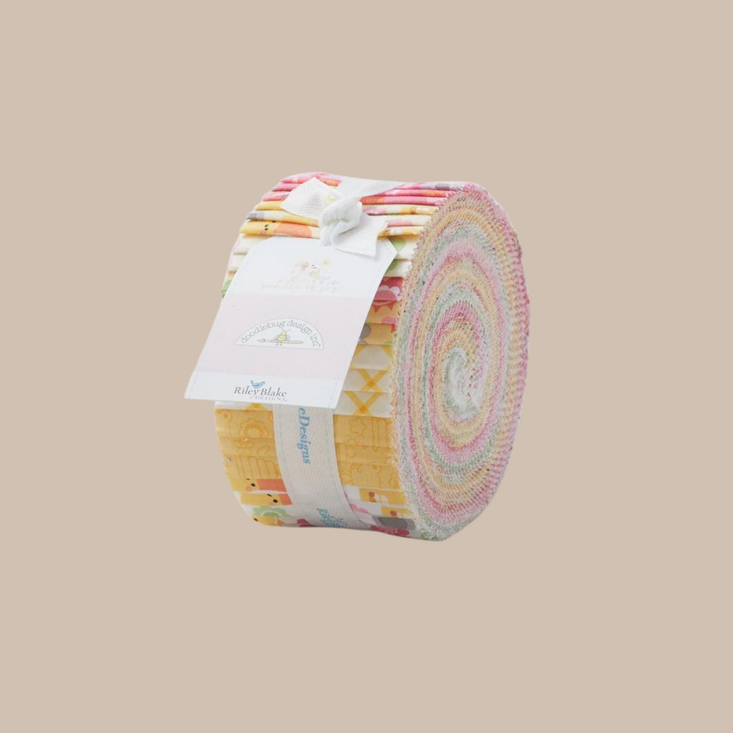 Bundle of Joy 2 1/2" Fabric Rolie Polie for Riley Blake Jelly Roll by Doodlebug Designs