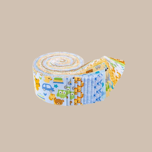 Special Delivery 2 1/2" Fabric Rolie Polie for Riley Blake Jelly Roll by Doodlebug Designs