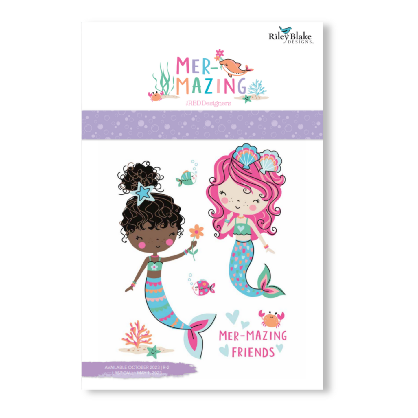 Mer-Mazing Mermaid Fabric Jelly Roll by Riley Blake Designs