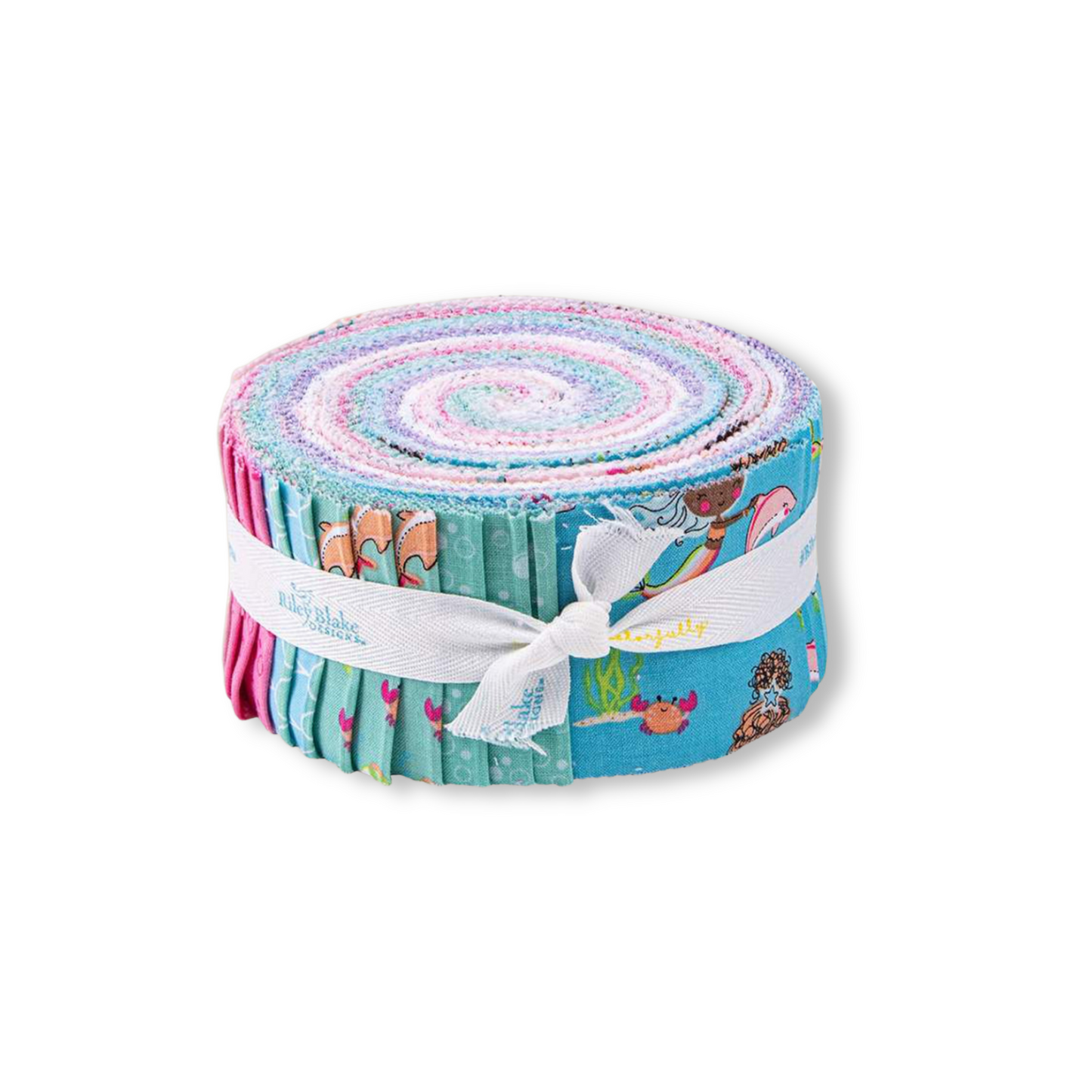 Mer-Mazing Mermaid Fabric Jelly Roll by Riley Blake Designs