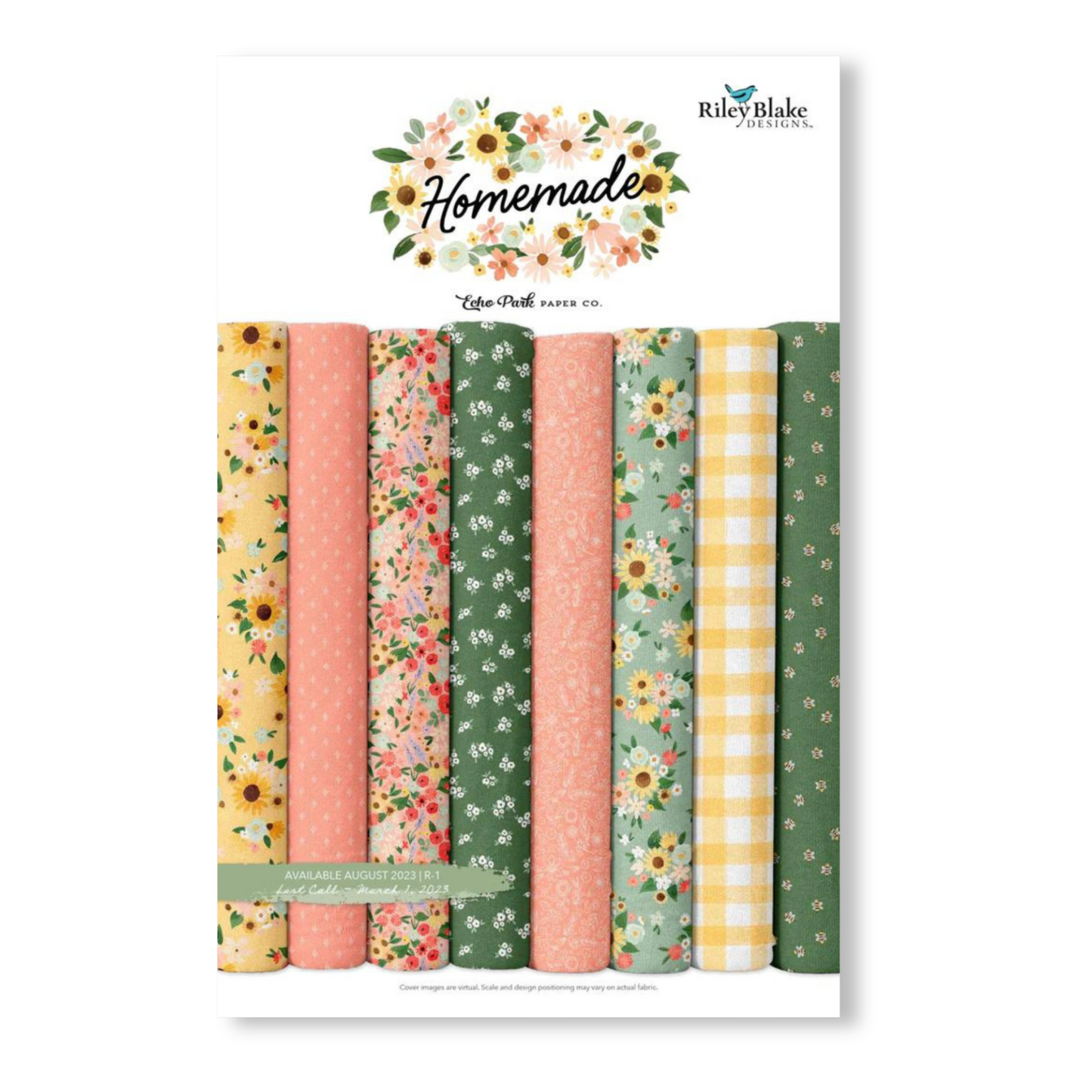 Homemade Fabric Jelly Roll for Riley Blake by Echo Park Paper Co