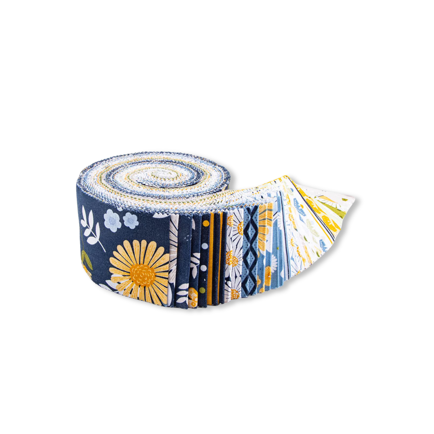Sunshine & Dandelions Fabric Jelly Roll for Riley Blake by Traci Reed
