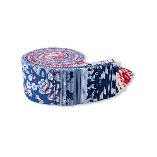 Freedom Garden Fabric Jelly Roll for Riley Blake by My Mind's Eye