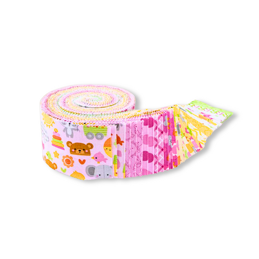 Bundle of Joy Fabric Jelly Roll for Riley Blake by Doodlebug Designs