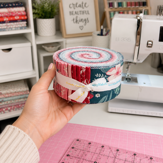 Berry Market Fabric Jelly Roll for Riley Blake Designs by Beverly McCullough