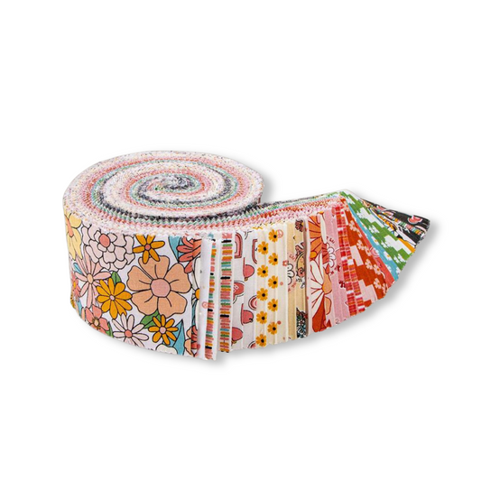 Besties Fabric Jelly Roll for Riley Blake by Corinne Wells
