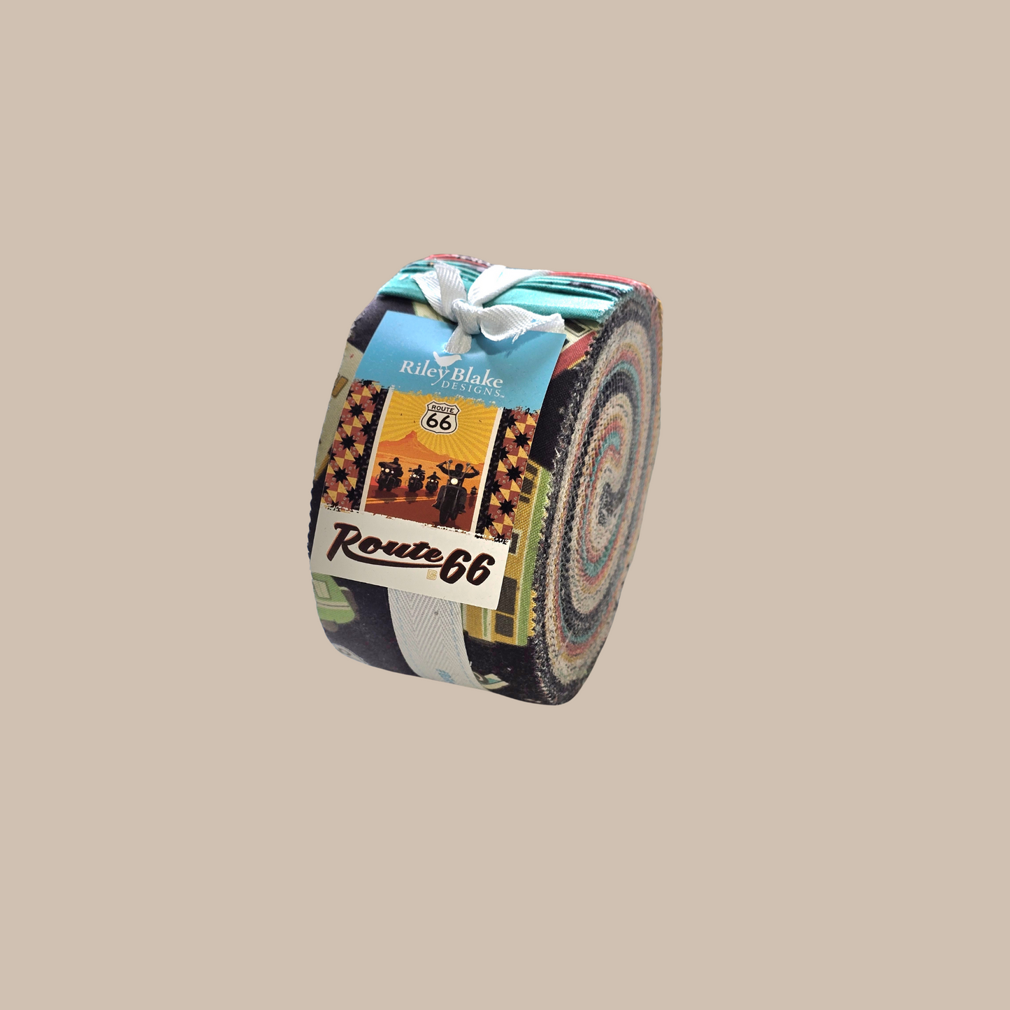 Route 66 for Riley Blake Classic Road Trip Rolie Polie Jelly Roll by Anderson Design Group