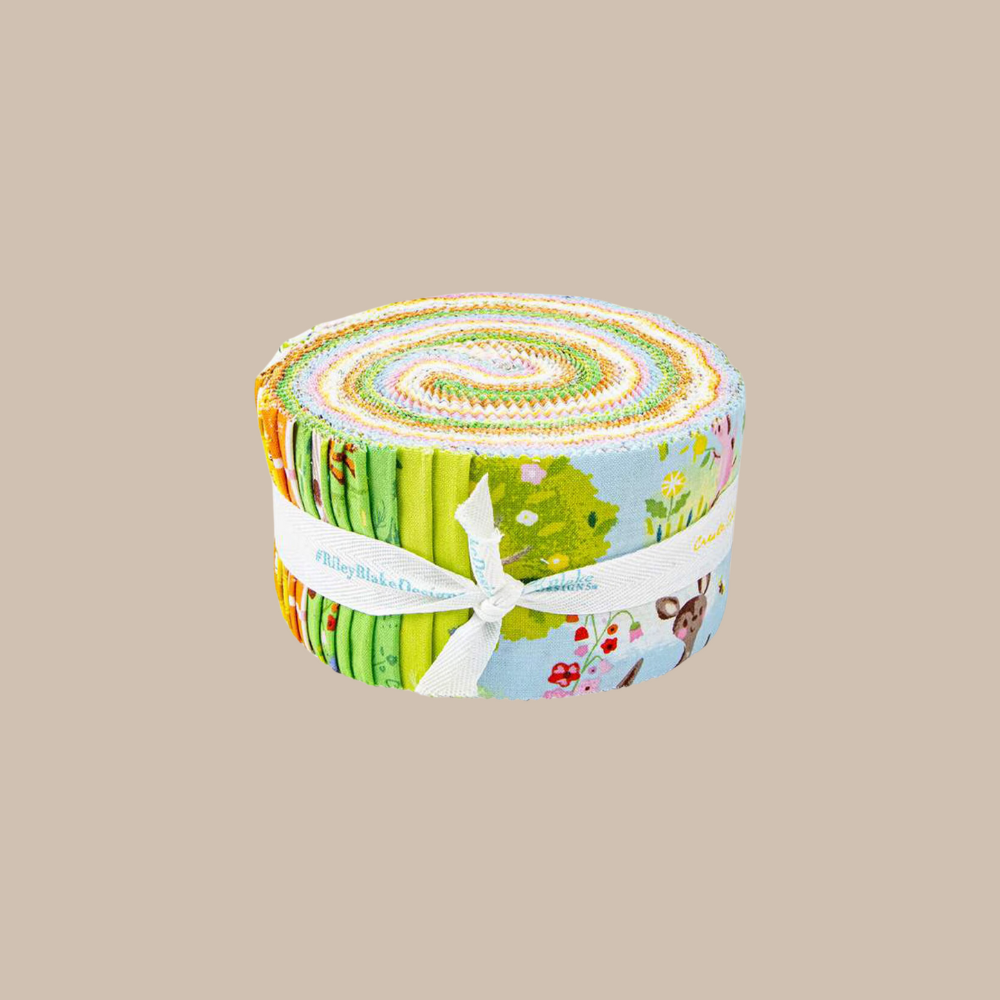 100 Aker Woods 2 1/2" Fabric Rolie Polie Jelly Roll by Jill Howarth