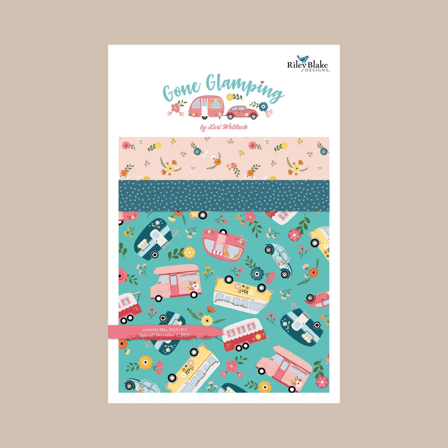 Gone Glamping for Riley Blake Camper Rolie Polie Jelly Roll by Lori Whitlock