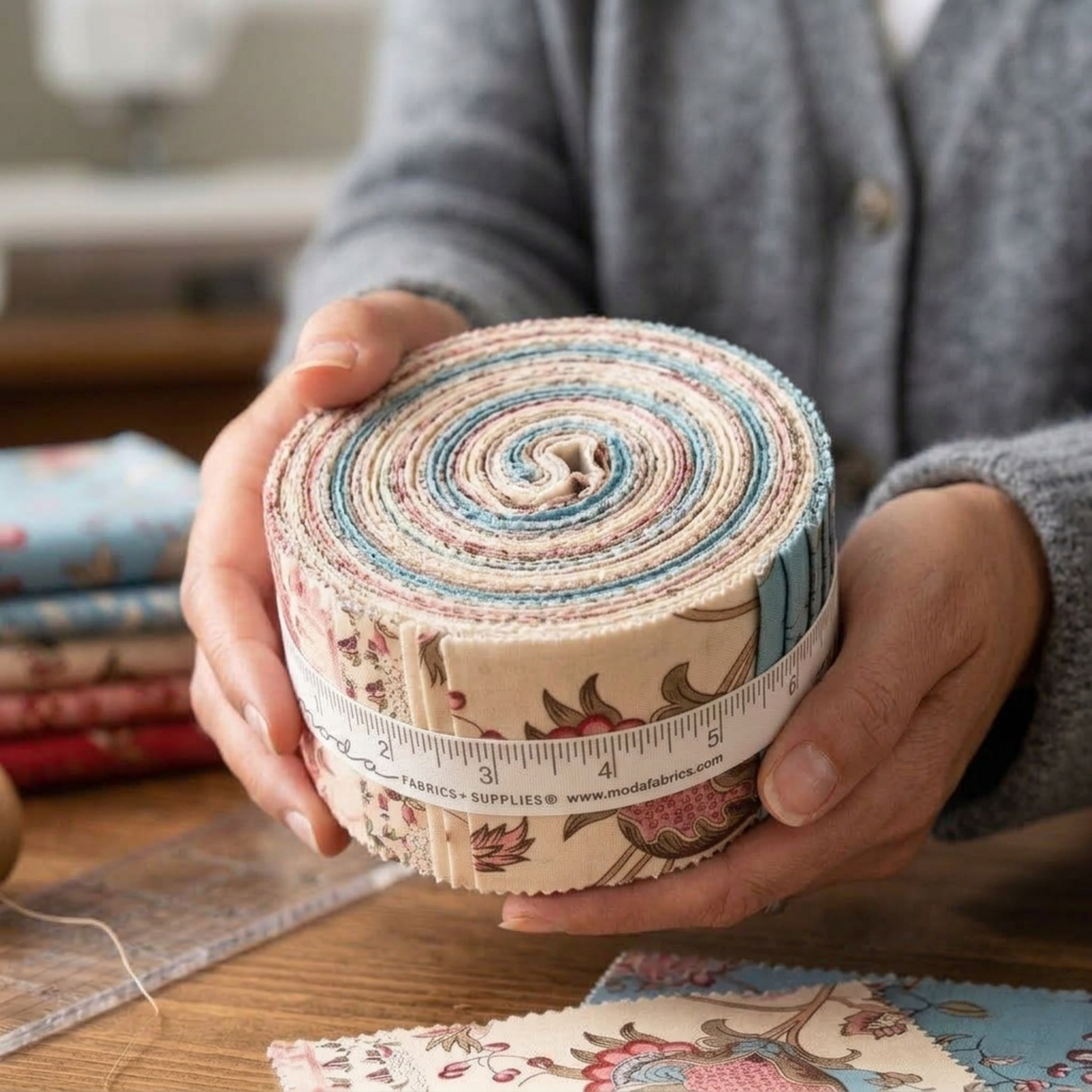 Antoinette Fabric Jelly Roll French General for Moda Fabrics