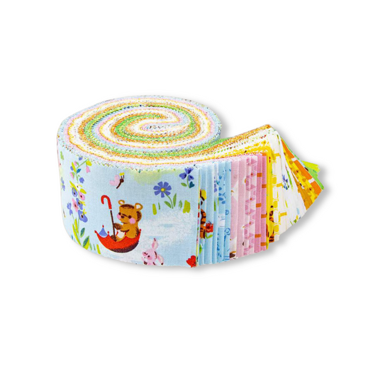 100 Aker Woods Fabric Pooh Bear Jelly Roll by Jill Howarth
