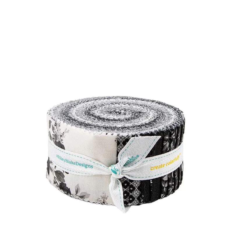Ink & Ivory Fabric Jelly Roll by Riley Blake Designers  - Rolie Polie