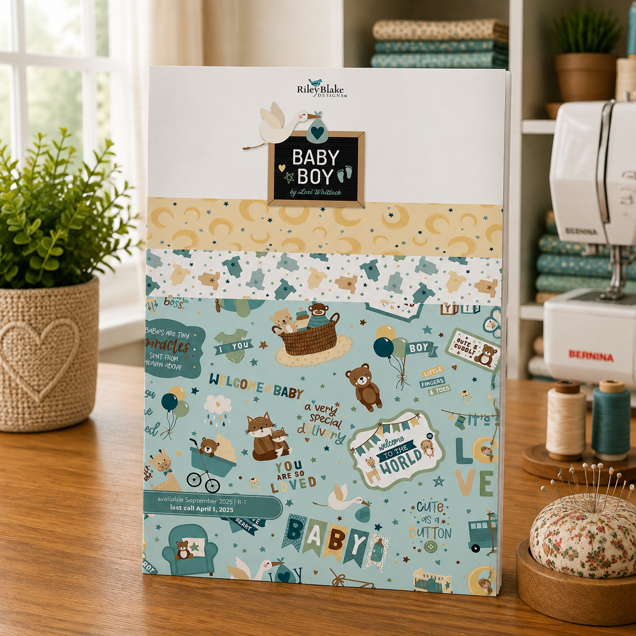 Baby Boy Fabric Jelly Roll for Riley Blake by Lori Whitlock - Rolie Polie